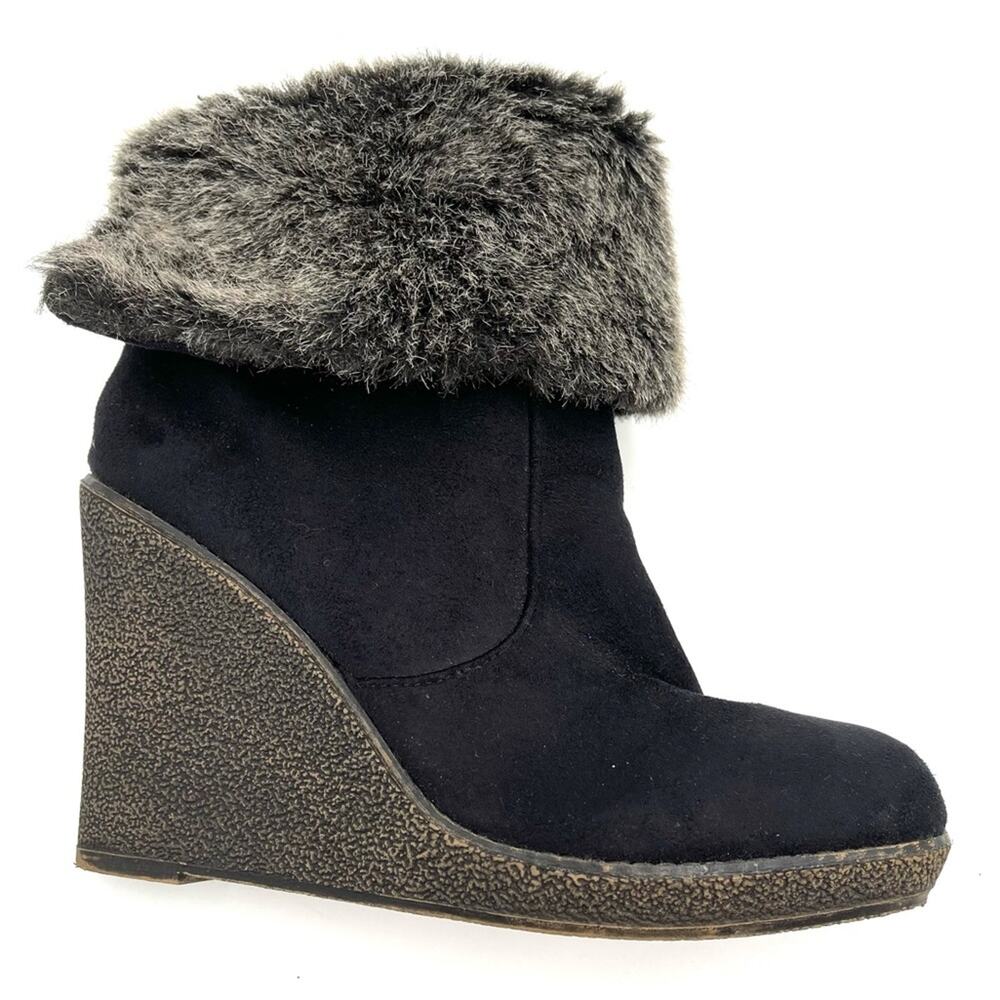 ZIGI SOHO GABRIEL wedged vegan suede boots size 10 - Picture 2 of 11